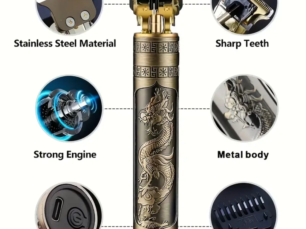 Wireless Hair Trimmer & Beard Trimmer Set